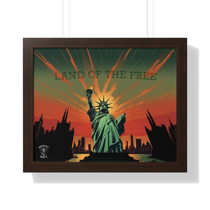 Land of the Free Framed Poster