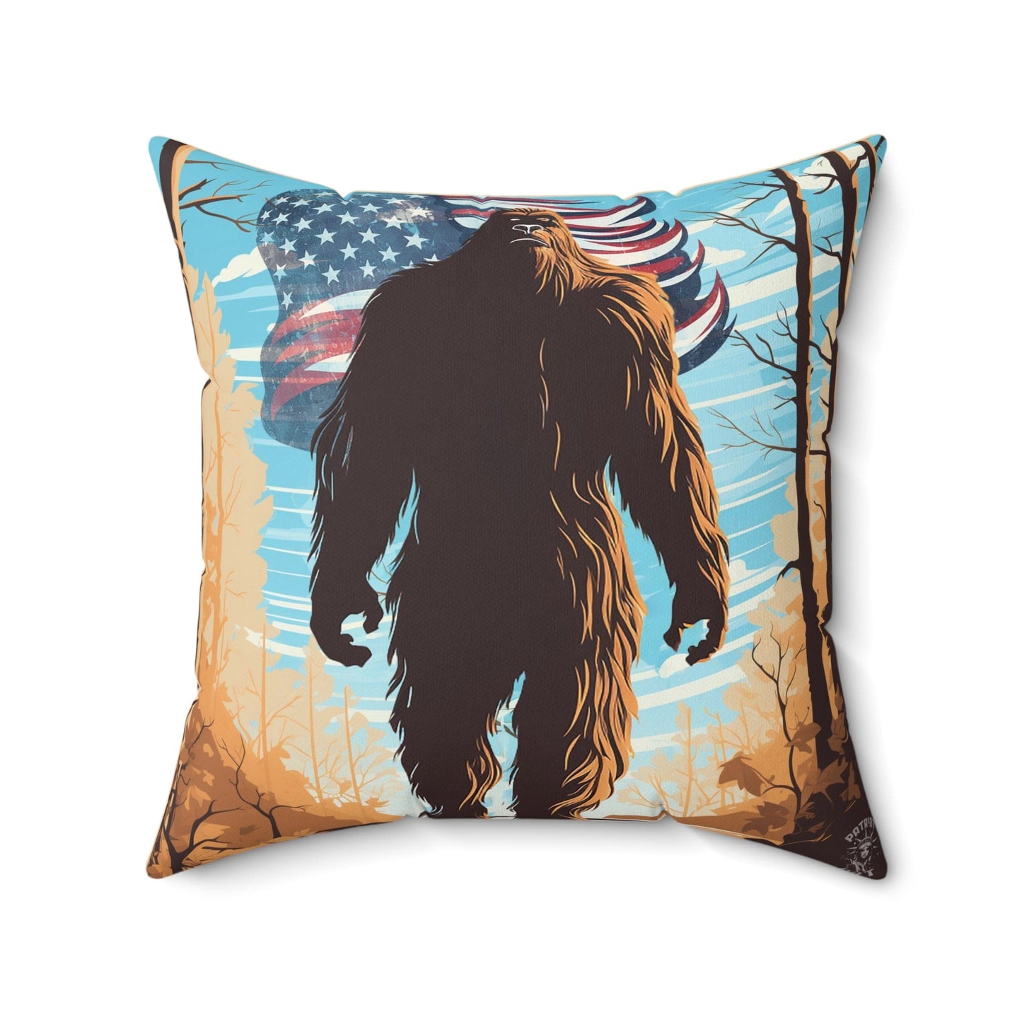 Big Foot Spun Polyester Square Pillow