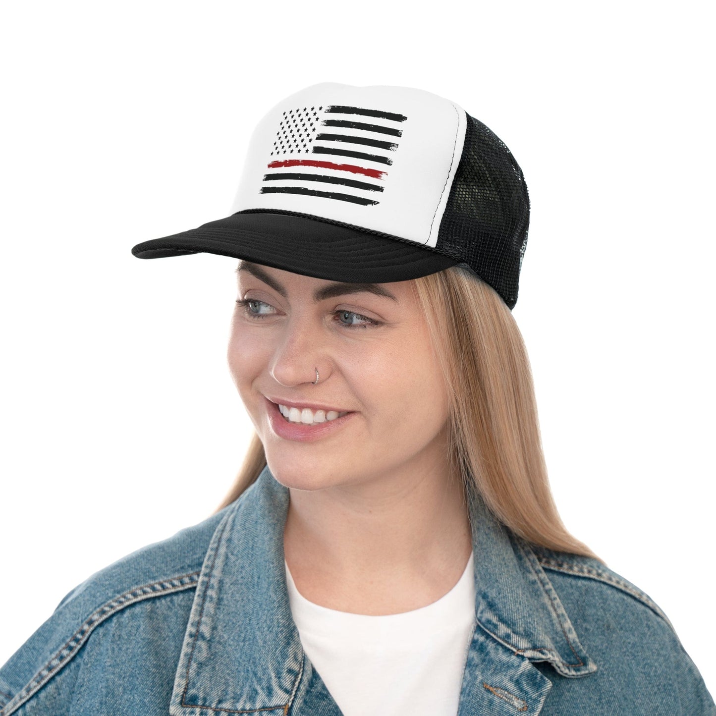 Thin Red Line Trucker Hat