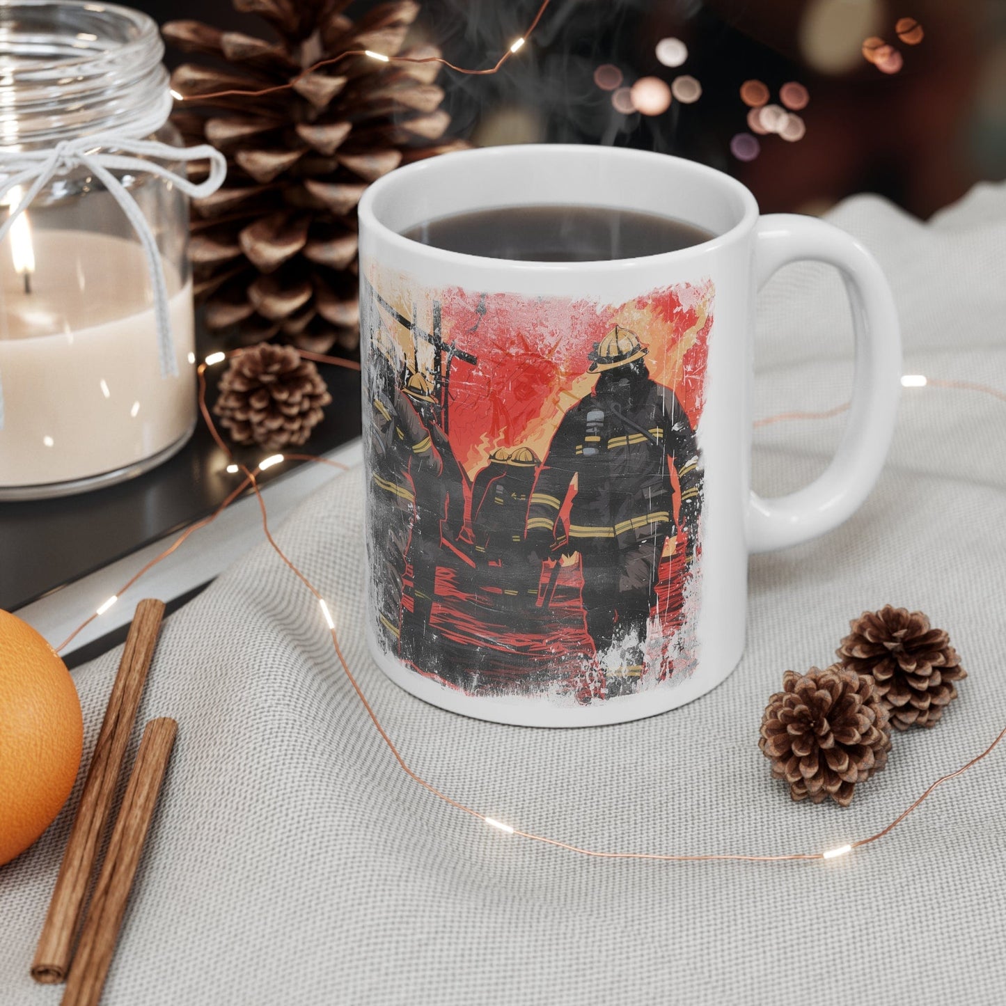 Firefighters Ceramic Mug 11oz