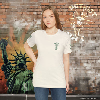 Patriot Art Army Green Stacked Logo T-Shirt