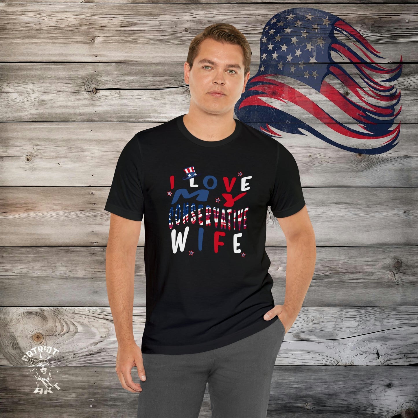 I Love My Conservative Wife T-Shirt