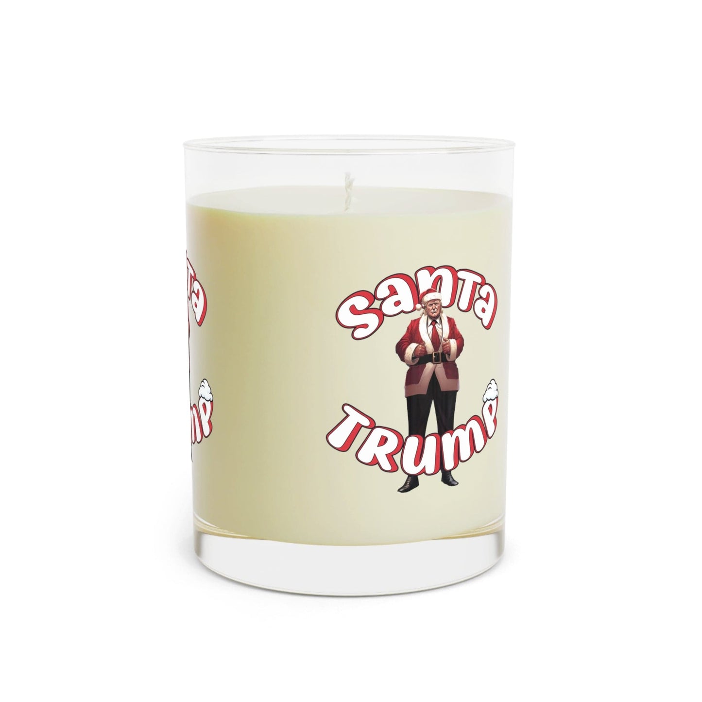 Santa Trump Scented Candle - Full Glass, 11oz