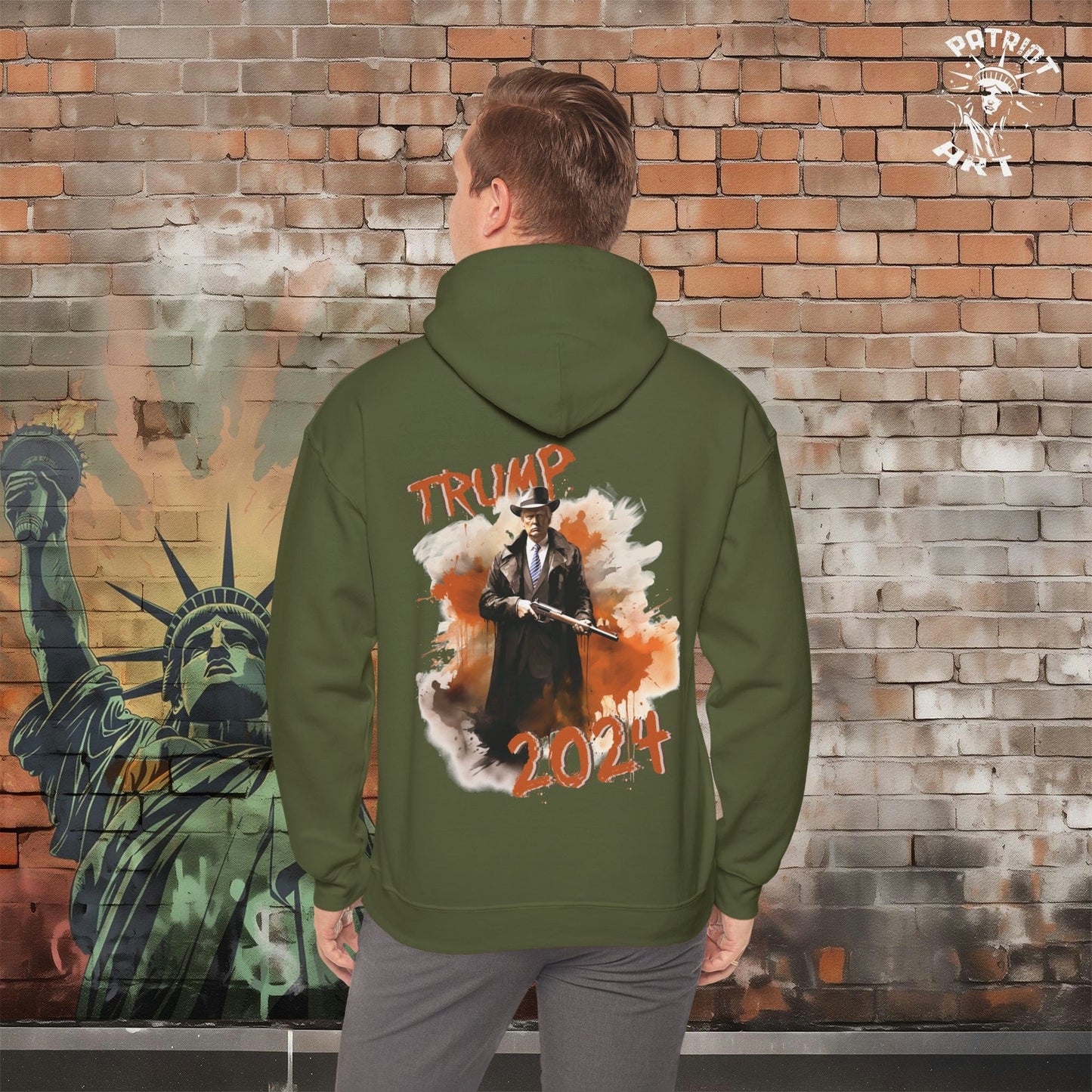 Trump Takes Joe to the "Train Station" Hoodie