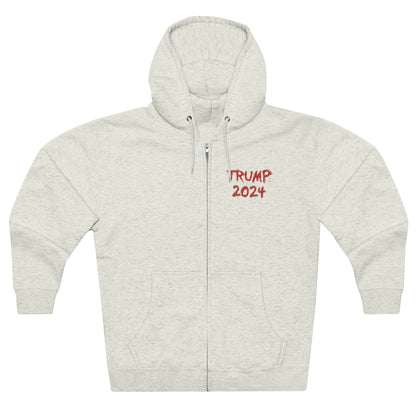 Trump 2024 Full-Zip Hoodie