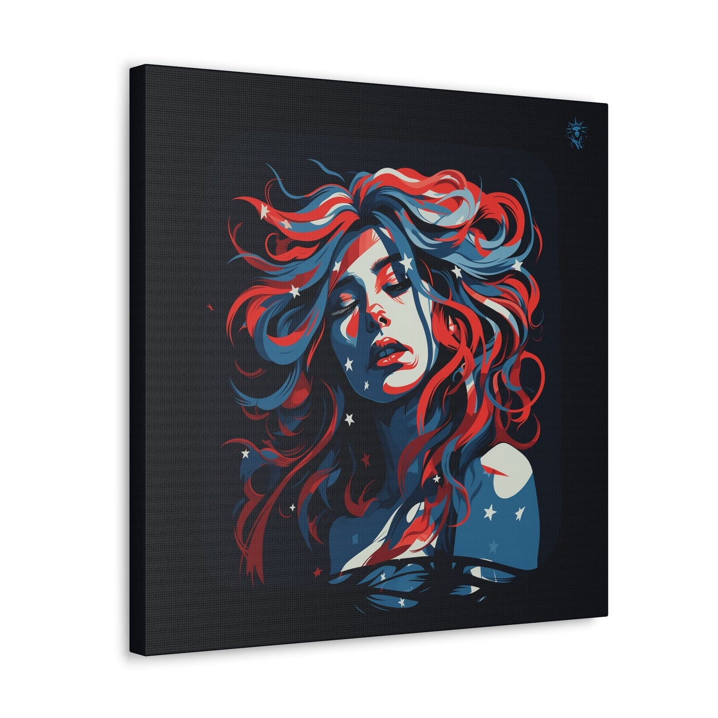 American Woman Framed Canvas Gallery Wraps