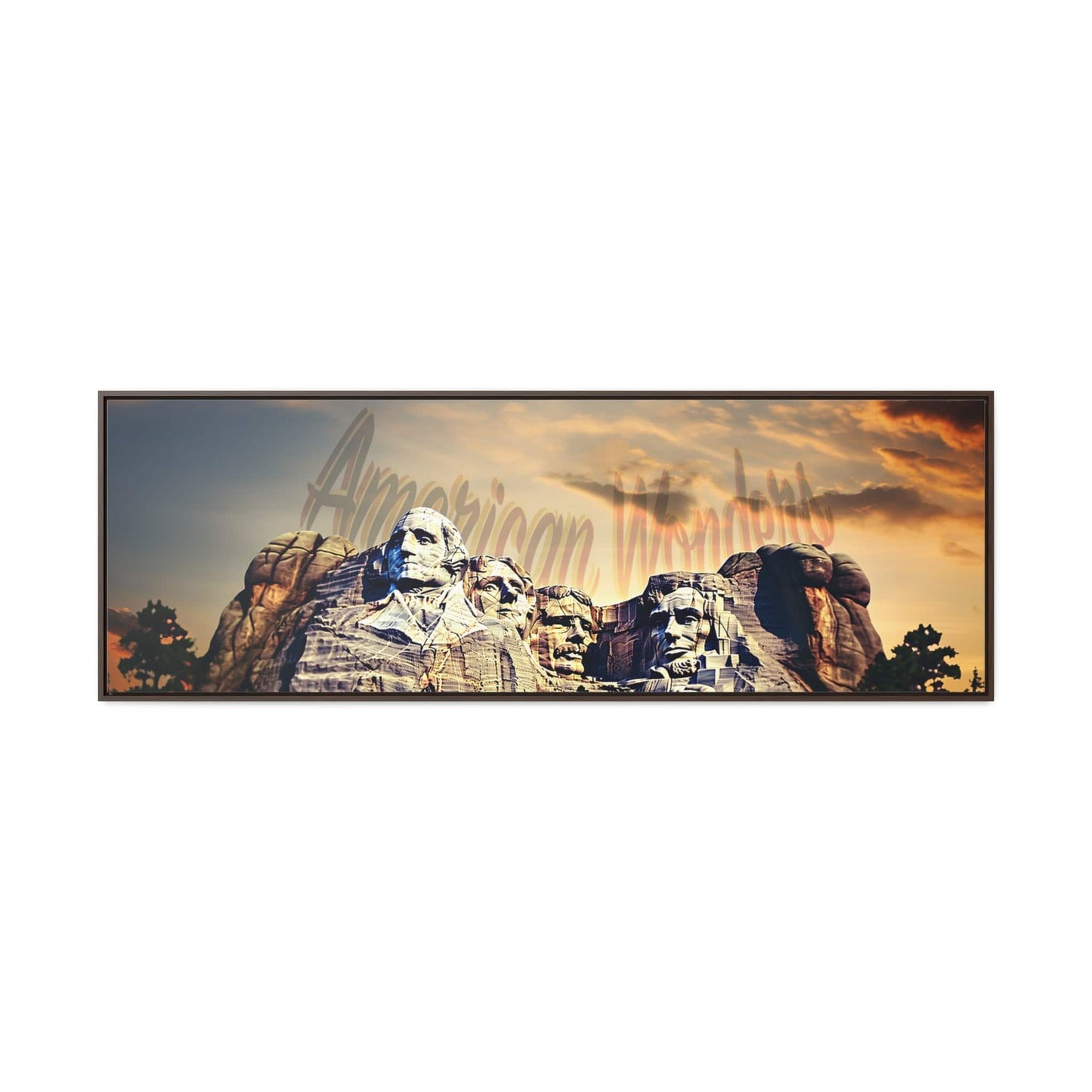 Mount Rushmore Framed Gallery Canvas Wraps