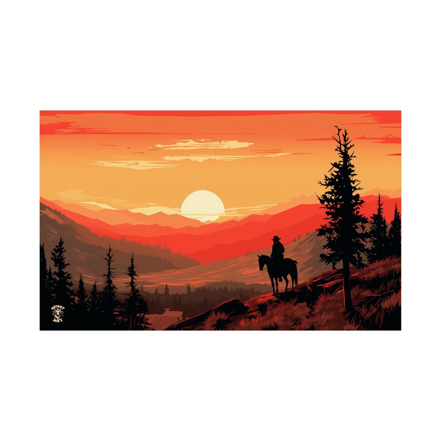 The Lone Ranger Matte Horizontal Poster