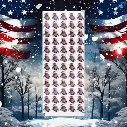 Patriotic Santa Paper