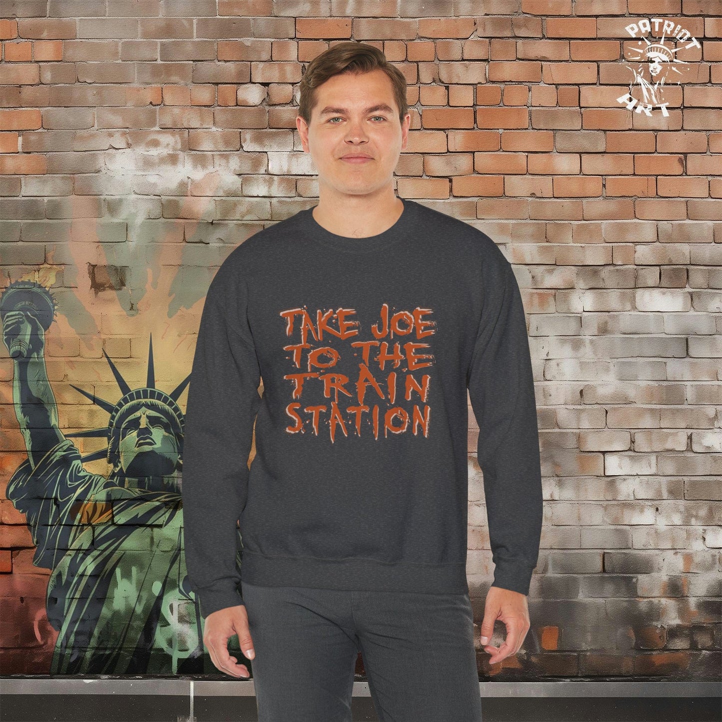 Trump Takes Joe to the "Train Station" Sweatshirt