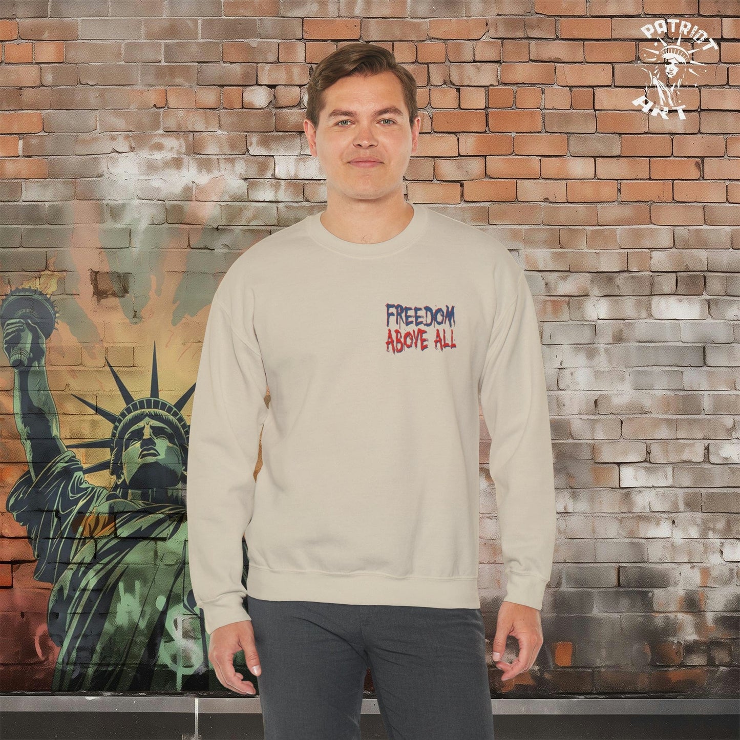 Freedom Above All Crewneck Sweatshirt