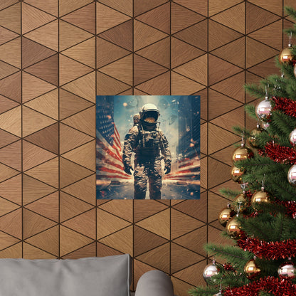 Astronaut In The City Poster