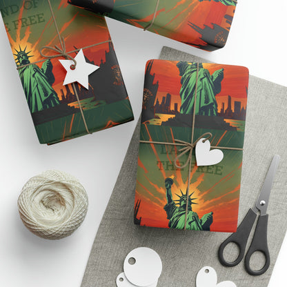 Land of the Free Wrapping Paper - Various Sizes