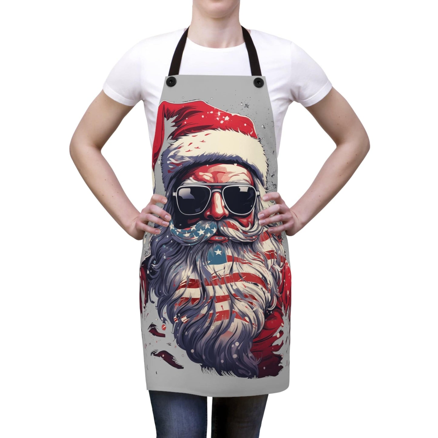 Patriotic Santa Apron