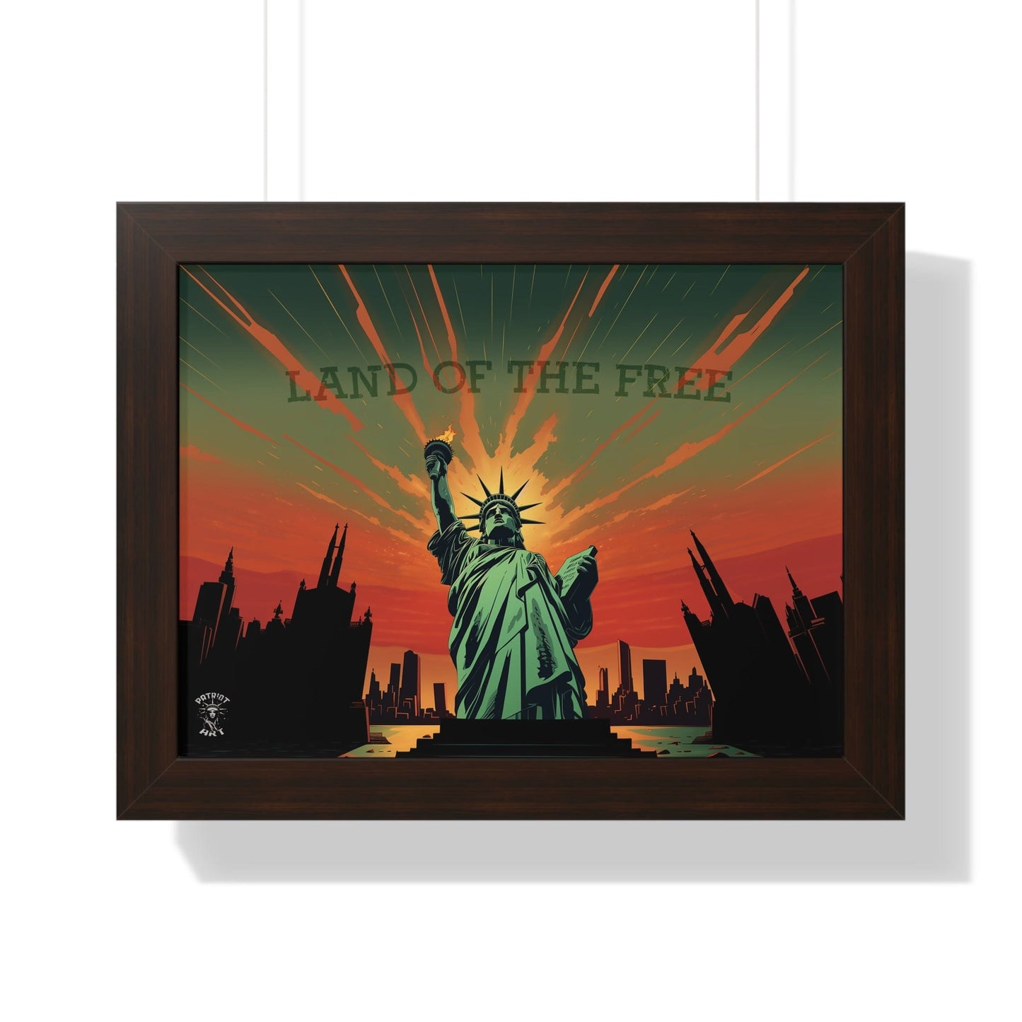 Land of the Free Framed Poster