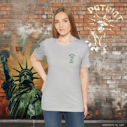 Patriot Art Army Green Stacked Logo T-Shirt