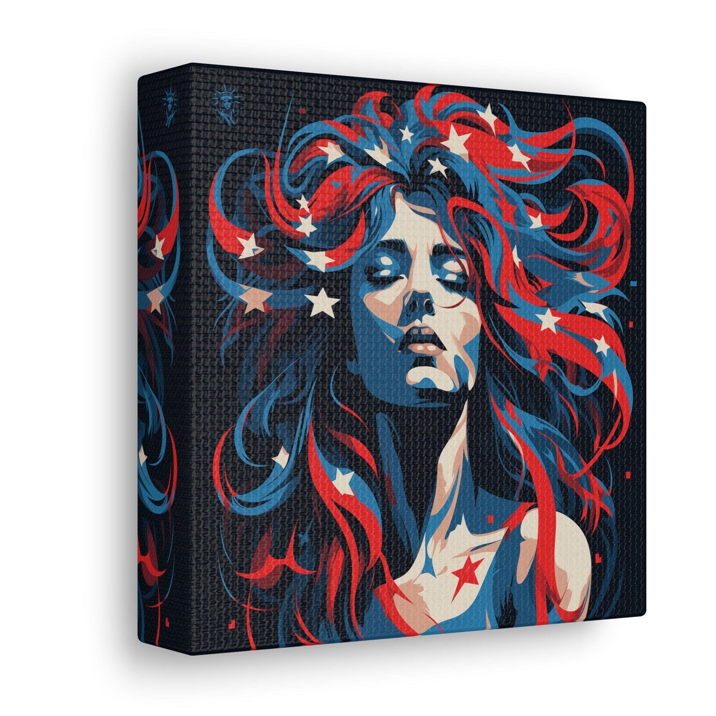 American Woman Framed Canvas Gallery Wraps