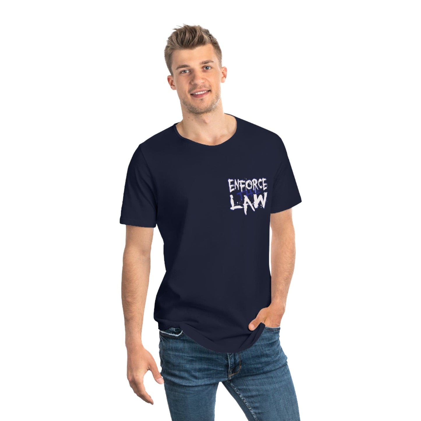 Enforce The Law Curved Hem Tee