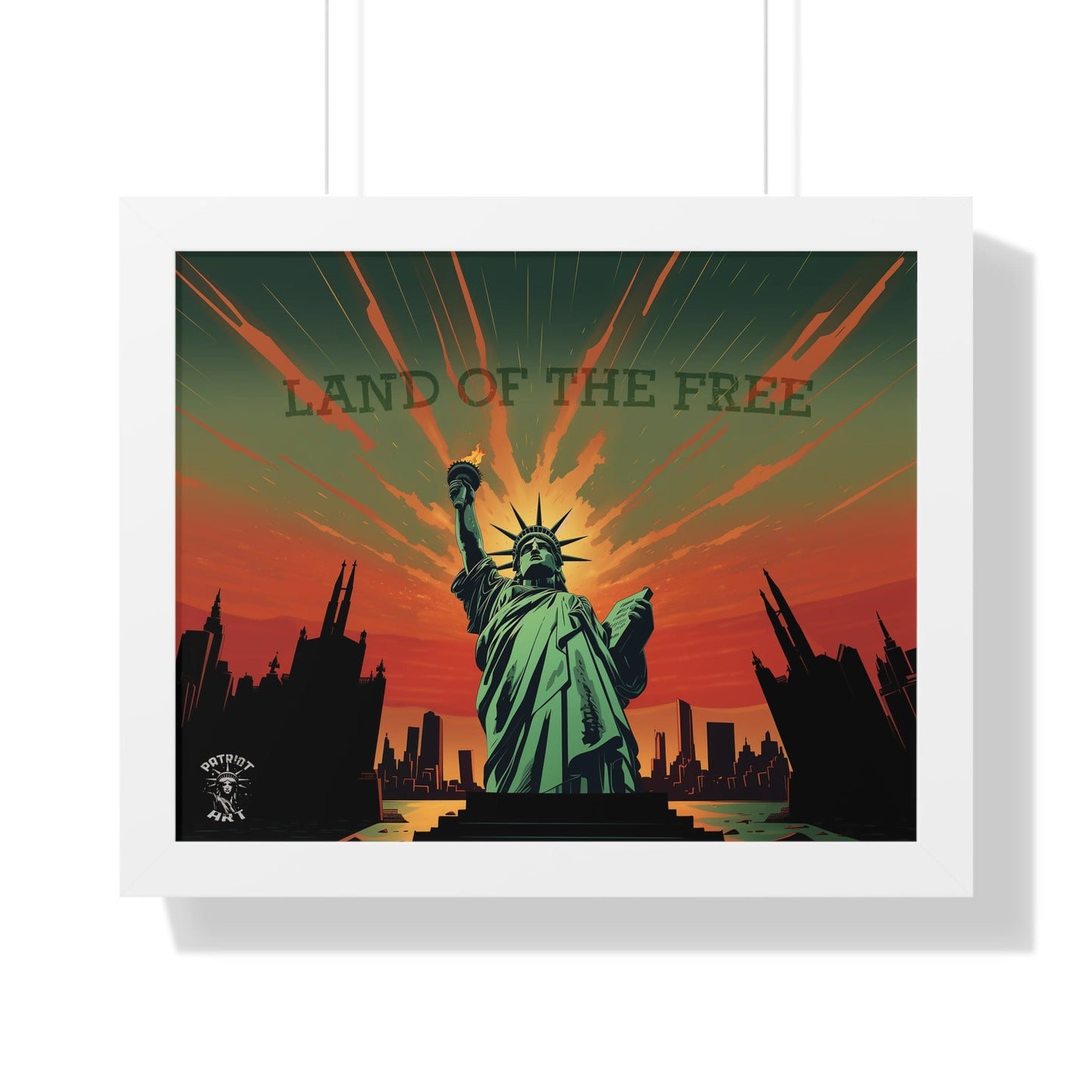 Land of the Free Framed Poster