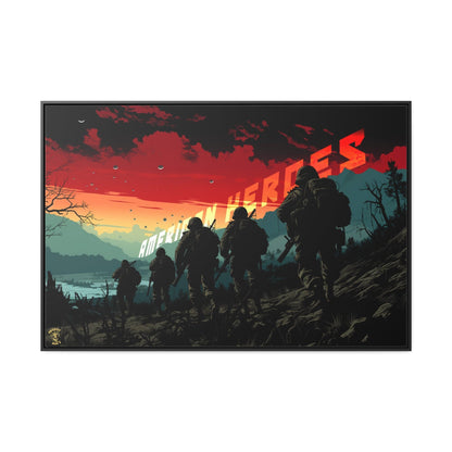 Armed Forces Framed Gallery Canvas Wraps