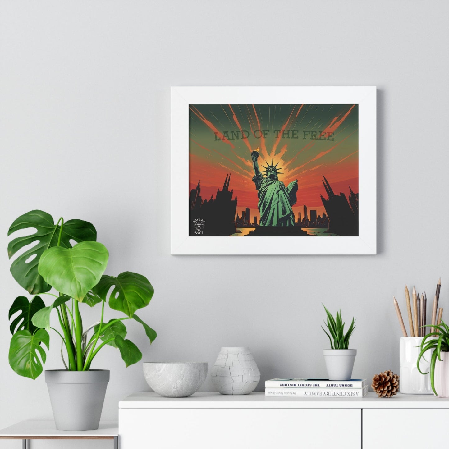 Land of the Free Framed Poster