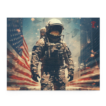 Astronaut in the City Puzzle (120, 252, 500-Piece)