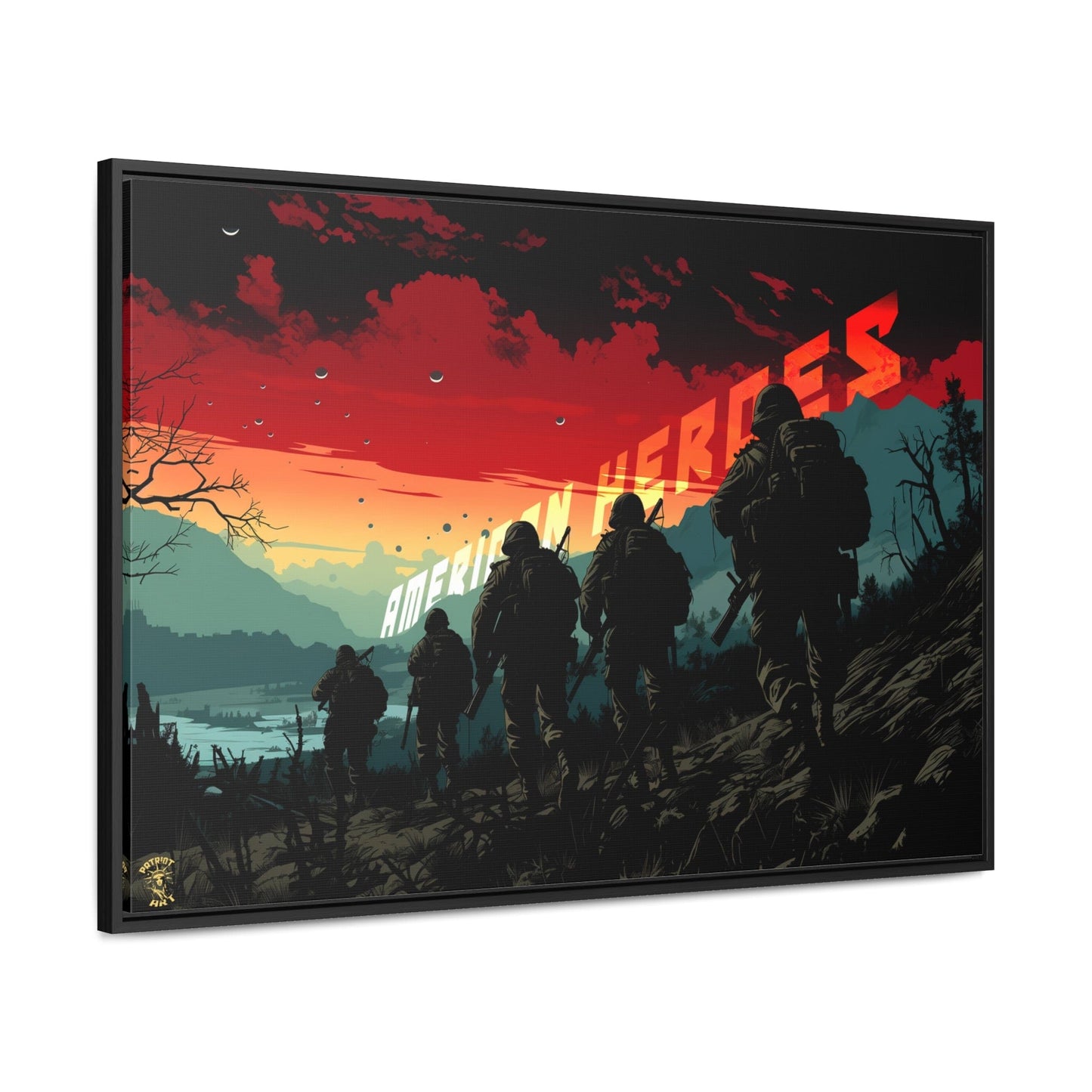 Armed Forces Framed Gallery Canvas Wraps