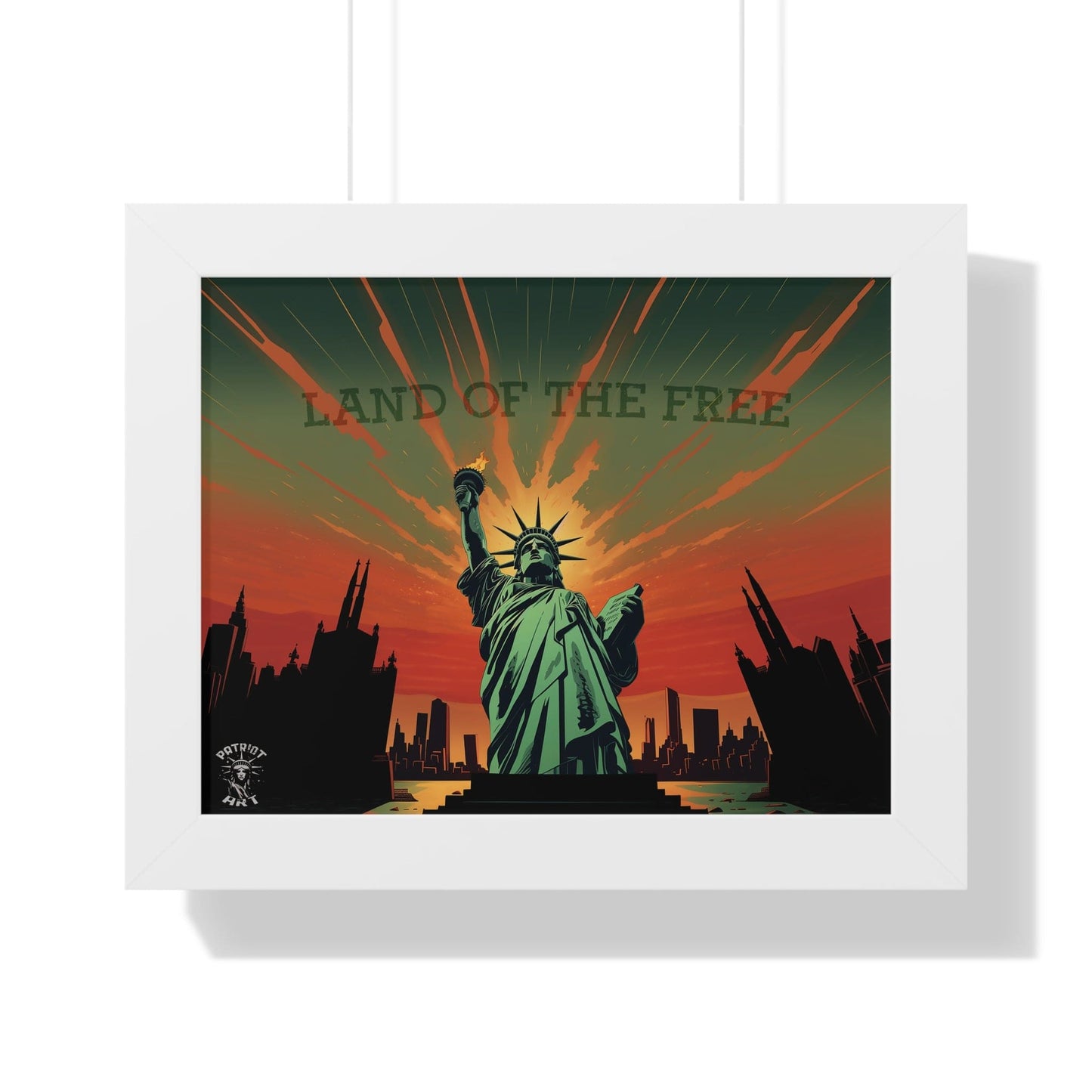 Land of the Free Framed Poster