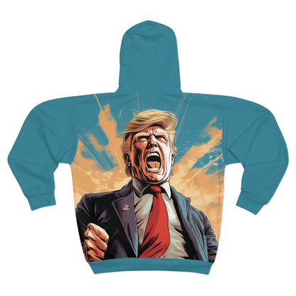 Trump 2024 Unleashed Full-Zip Hoodie - LIMITED EDITION