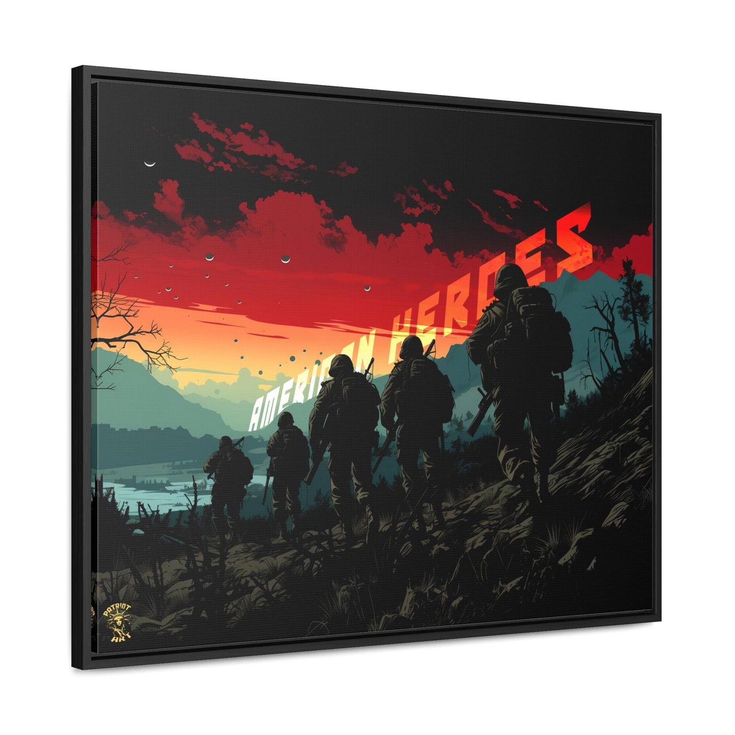 Armed Forces Framed Gallery Canvas Wraps