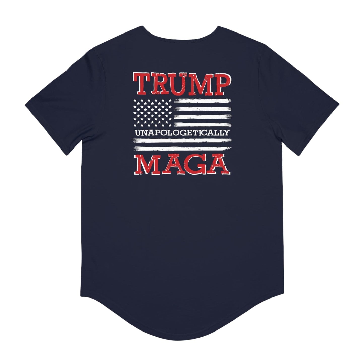 Unapologetically MAGA - Trump 2024 Curved Hem Tee