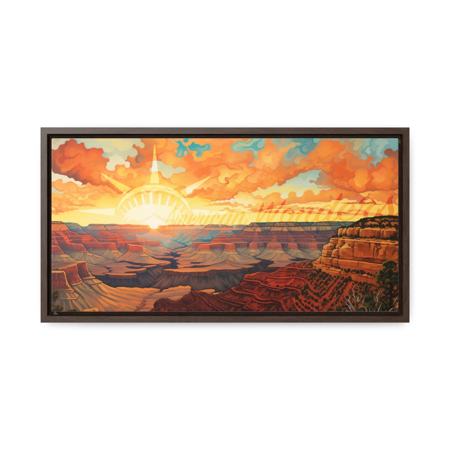 Grand Canyon Framed Gallery Canvas Wraps