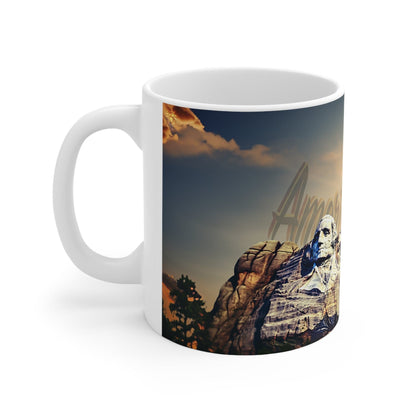 Mount Rushmore 11oz Coffee Mug