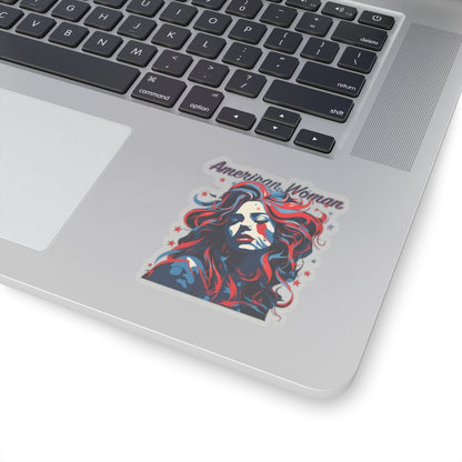 American Woman Sticker - Kiss-Cut Stickers