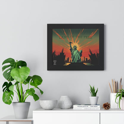 Land of the Free Framed Poster