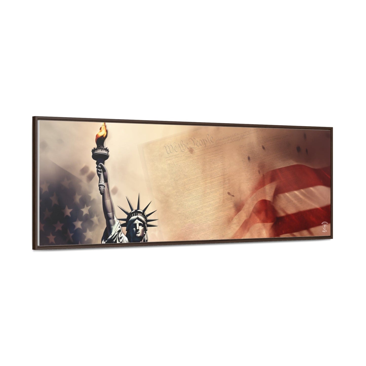 We the People Framed Gallery Canvas Wrap