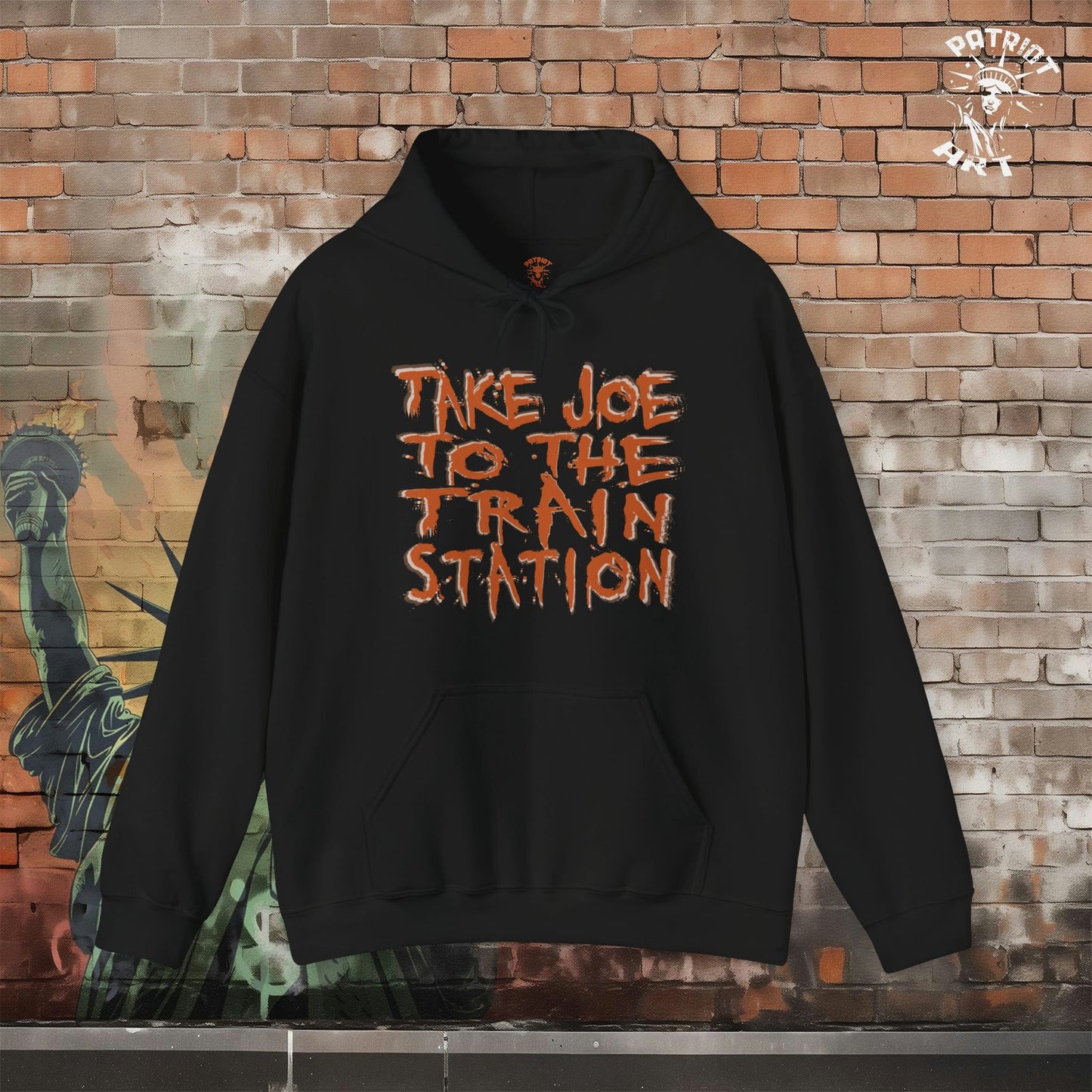 Trump Takes Joe to the "Train Station" Hoodie