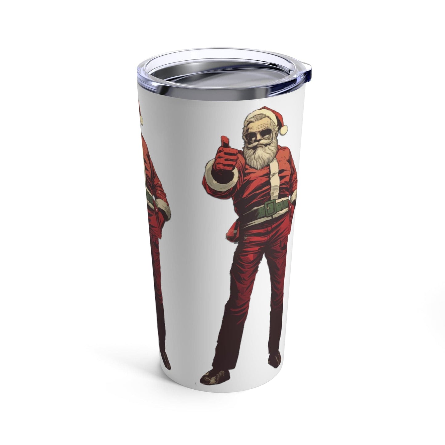 Santa Thumbs Up Tumbler 20oz