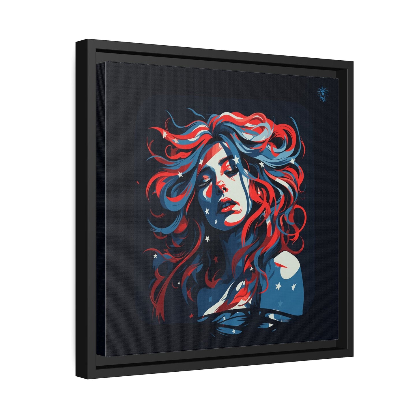 American Women Matte Canvas Black Frame