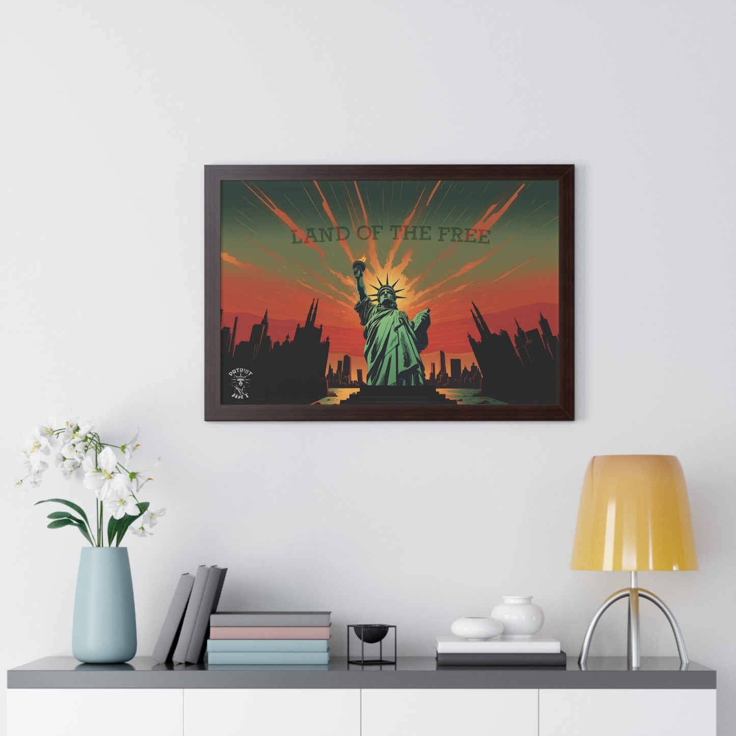 Land of the Free Framed Poster