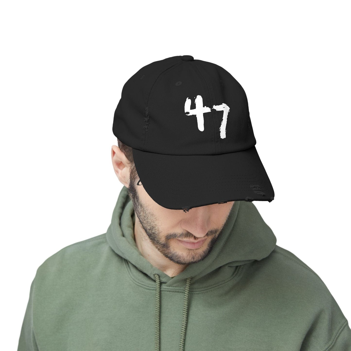 47 Distressed Cap