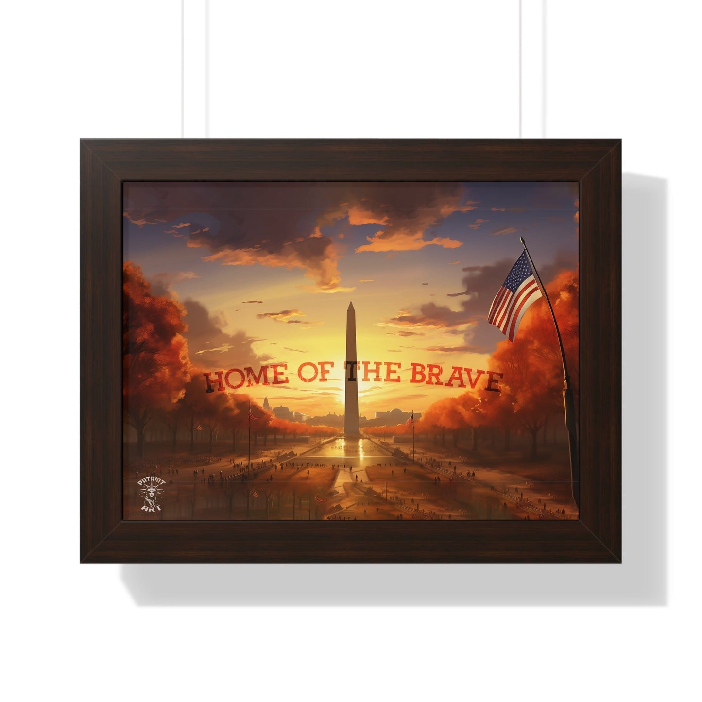 Home of the Brave Framed Poster