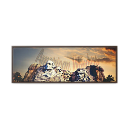 Mount Rushmore Framed Gallery Canvas Wraps