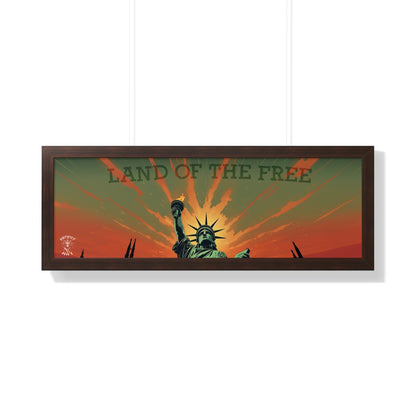 Land of the Free Framed Poster