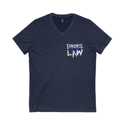 Enforce The Law V-Neck Tee