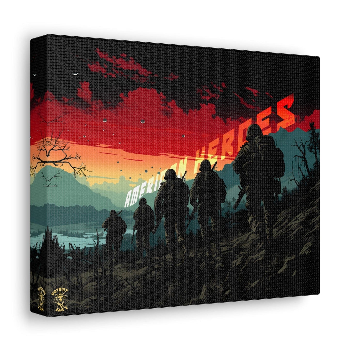 Armed Forces Framed Canvas Gallery Wraps