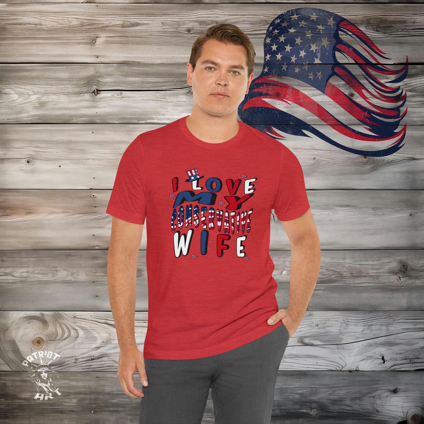 I Love My Conservative Wife T-Shirt