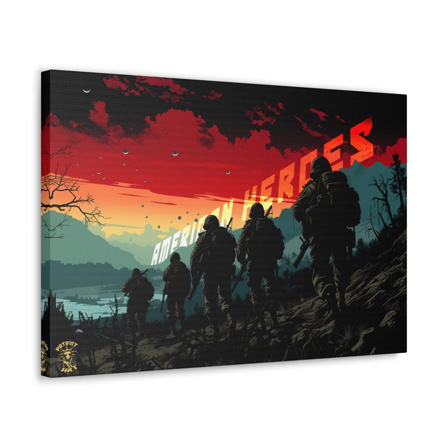 Armed Forces Framed Canvas Gallery Wraps