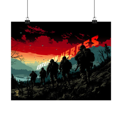 Armed Forces Matte Horizontal Poster