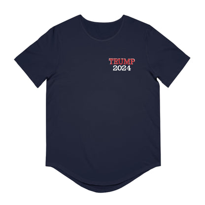 Unapologetically MAGA - Trump 2024 Curved Hem Tee